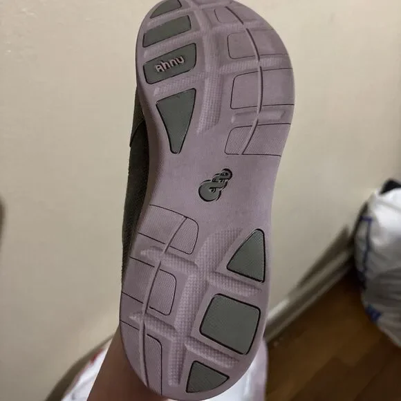 Ahnu by Teva Telegraph Women's Size 10 Mary Jane Flats Grey Pink Polka Dot Sport - Picture 14 of 14